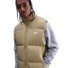 Nike Mens  Club Puffer Vest 550 In Brown