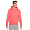 Nike Men's Club Pullover Fleece Hoodie In Orange