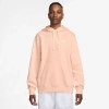 Nike Mens  Club Pullover Hoodie In White/washed Coral/washed Coral