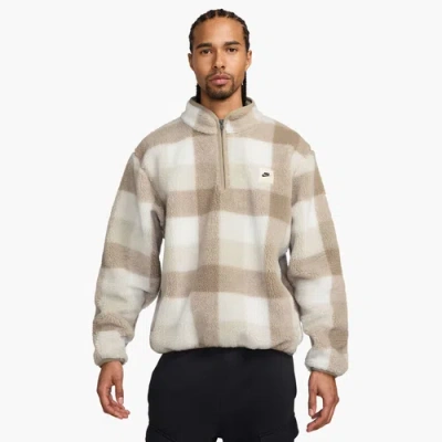 NIKE MENS NIKE CLUB SEASONAL WINTERIZED ALL OVER PRINT HALF-ZIP