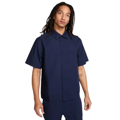NIKE MENS NIKE CLUB SHORT SLEEVE BUTTON T-SHIRT