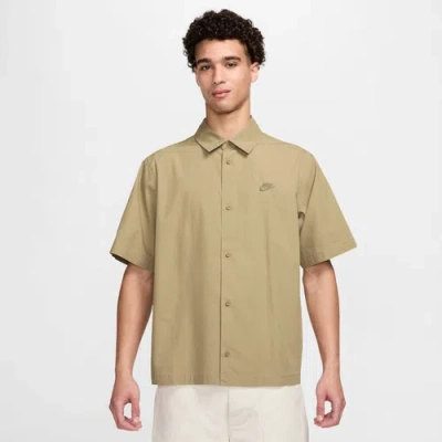 NIKE MENS NIKE CLUB SHORT SLEEVE BUTTON T-SHIRT