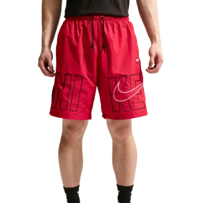 Nike Mens  Club Sport Block3 Shorts In Red
