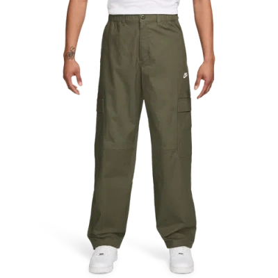 Nike Mens  Club Woven Cargo Pants Collection In Green