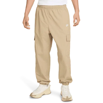 Nike Club Woven Cargo Pants In Brown