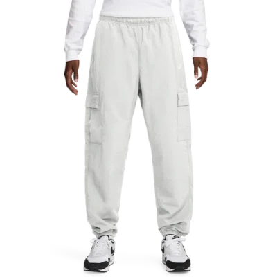 Nike Mens  Club Woven Cargo Pants In Photon Dust/white
