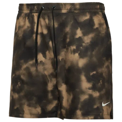 Nike Mens  Contend 7” Volley Boxer Print Shorts In Black
