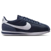 Nike Men's Cortez Basic Nylon Casual Sneakers From Finish Line In Midnight Navy/white