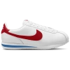 Nike White Cortez Leather Sneakers In Multi