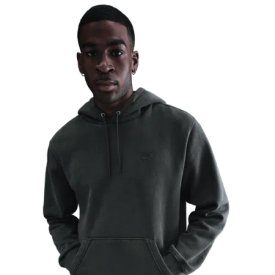 Nike Men's  Sportswear Club Washed Fleece Hoodie In Multi