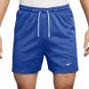 Nike Men's Dri-fit 5" Mesh Basketball Shorts In Game Royal/white