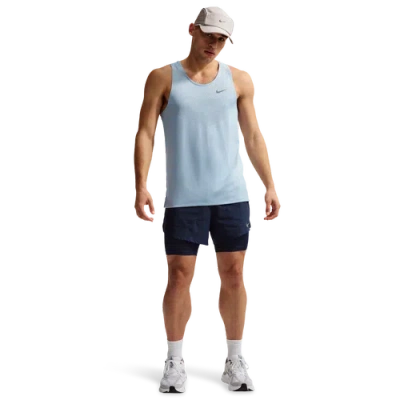 Nike Mens  Dri-fit Adv Stride Tank In Blue