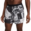 Nike Mens  Dri-fit Run Energy Stride Shorts In Off Noir/black/reflective Silver