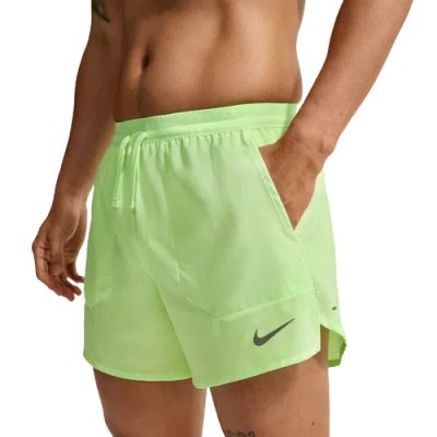 Nike Mens  Dri-fit Stride 5in Brief-lined Shorts In Green