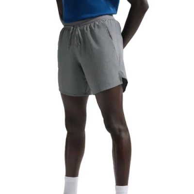 Nike Mens  Dri-fit Stride 7in Brief-lined Shorts In Gray