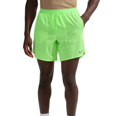 Nike Mens  Dri-fit Stride 7in Brief-lined Shorts In Green