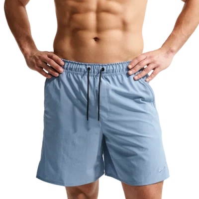 Nike Mens  Dri-fit Unlimited Woven 7 Inch Shorts In Blue