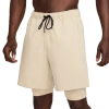 Nike Men's Unlimited Dri-fit 7" 2-in-1 Versatile Shorts In Neutral