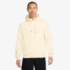 Nike Men's Primary Fleece Dri-fit Uv Full-zip Performance Hoodie In Pale Ivory/grey