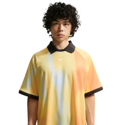 Nike Sb Jacquard Woven Replica Soccer Jersey In Orange