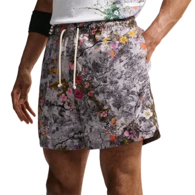 Nike Mens  Dri-fit Si Practice Mesh Aop 5" Shorts In Multi