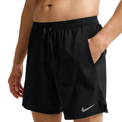 Nike Mens  Drifit Stride 7in Brief-lined Short In Black