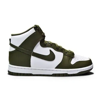 Pre-owned Nike Mens  Dunk High Retro "cargo Khaki" - Dd1399 107 - White Cargo Khaki