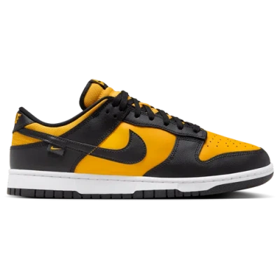 Nike Mens  Dunk Low In Black/gold/white