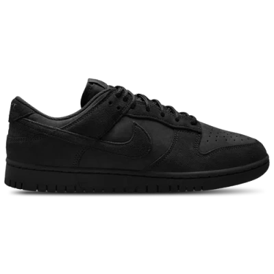 Nike Mens  Dunk Low Retro Se Nubuck In Black