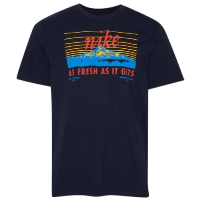 Nike Mens  Fresh As It Gets Graphic T-shirt In Multi/red/navy