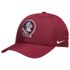 Nike Mens  Fsu Club Precurve Adjustable Cap In Maroon/gold