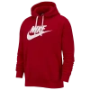 Nike Gx Club Hoodie In White/university Red