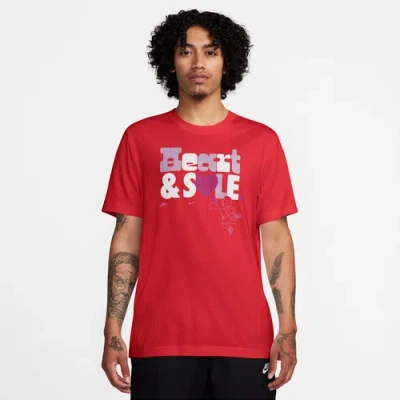 Nike Mens  Heart & Sole T-shirt In University Red