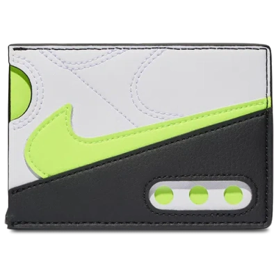 Nike Mens  Icon Mx90 Card Wallet In White/hot Lime