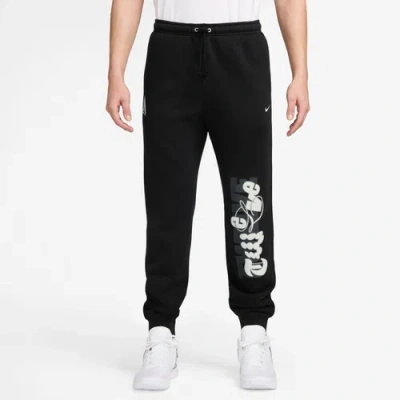 Nike Mens  Ja Club Bb Jogger Pants In Black/silver