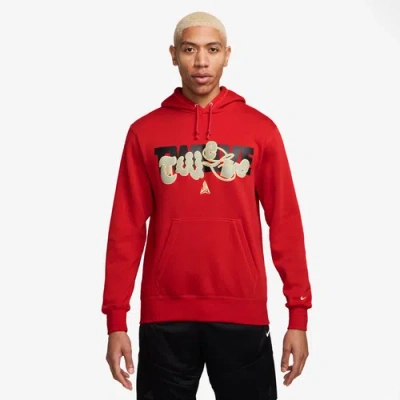 Nike Mens  Ja Club Bb Pullover Hoodie In Red/black