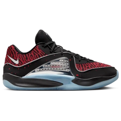 Nike Mens  Kd 16 In Black/metallic Silver/bright Crimson