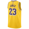 Nike Mens  Lakers Dri-fit Swingman Icon Jersey In Yellow/purple