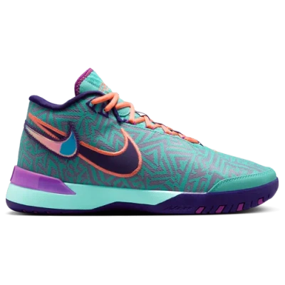Nike Mens  Lbj Nxxt Genisus In Hyper Turquoise/court Purple/bright Mango/vivid Purple