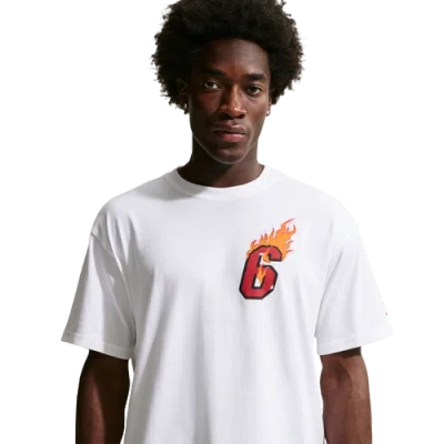 Nike Mens  Lebron James T-shirt Long Sleeve In White
