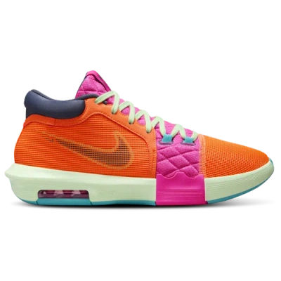 Nike Mens  Lebron Witness Viii In Thunder Blue/total Orange/laser Fushia