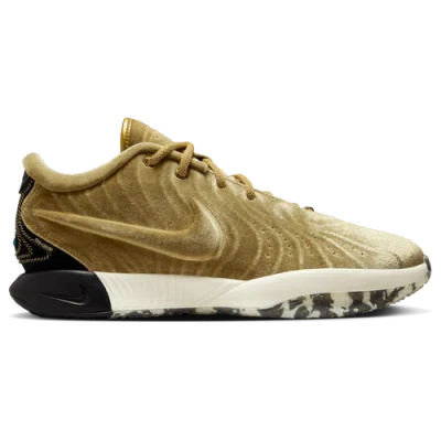 Nike Mens  Lebron Xxi In Metallic Gold/black/gum Medium Brown