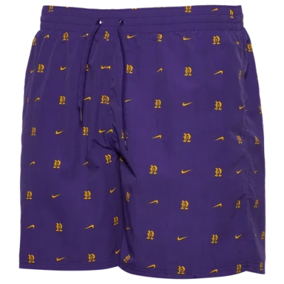 NIKE MENS NIKE LUX LETTER 7” VOLLEY SHORTS