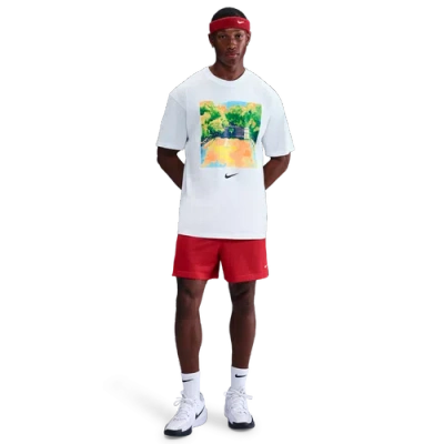 Nike Mens  M90 Naos Watercolor T-shirt In White
