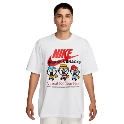 Nike Mens  M90 Oc Sole Food T-shirt In White/multi