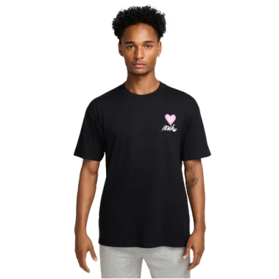 Nike Mens  M90 Oc V Day T-shirt In Black/pink Foam