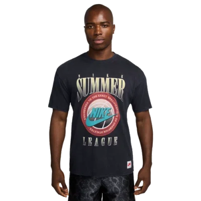 Nike Max90 Basketball Summer League T-shirt In Black