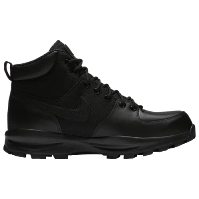Nike Manoa Leather Boot Sneakers In Black