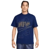 Nike Mens  Max 90 Short Sleeve T-shirt In Blue Void/gold