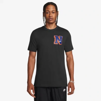 Nike Mens  Nsw Club Ssnl Lbr T-shirt In Black/black